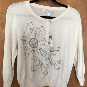 Size large Lauren Conrad beaded sweater